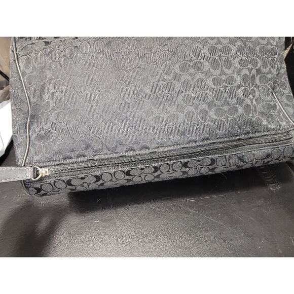 Coach Zip Around Travel Bag Black and Matching Tablet holder - Picture 7 of 14